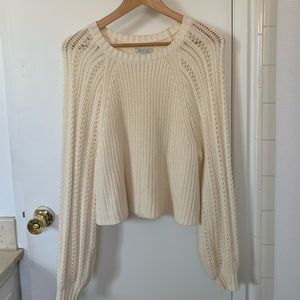 American eagle pointelle sweater